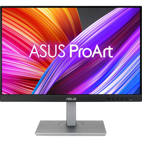 Asus proart display pa248cnv 24 monitor (zwart zilver, 2x displayport, 1x hdmi, 1x usb-c, 4x usb-a, 1x rj-45)