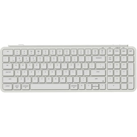 Keychron b2 pro-k8 toetsenbord (wit (mat), us lay-out (qwerty), scissor switches, 96%, abs keycaps, 2.4 ghz | bluetooth | usb)