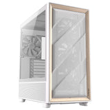 Antec flux midi tower behuizing (wit | 2x usb-a | 1x usb-c | tempered glass)
