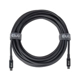 Club 3d usb-c kabel 8k60hz 100w usb4 (zwart, 9 meter)