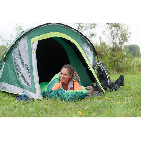 Coleman kobuk valley 4 plus tent (donkergroen lichtgroen)