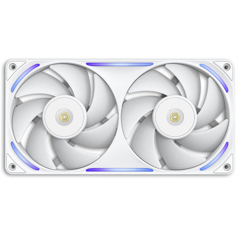 Nzxt performance fan f280x rgb case fans (wit, 2 stuks, 280 x 140 x 30 mm, pwm)