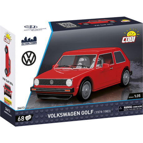 Cobi volkswagen golf (1974-1983) constructiespeelgoed (schaal 1:35)