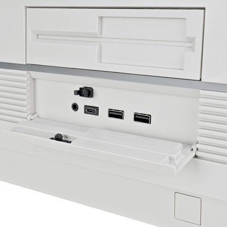 Silverstone flp01 htpc behuizing (crème | 2x usb-a | 1x usb-c)