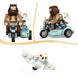 Lego harry potter™ hagrid™ en harry's rit op de motor magisch - 76443