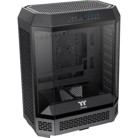 Thermaltake the tower 600 midi tower behuizing (zwart | 4x usb-a | 1x usb-c | tempered glass)