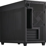 Asus prime ap201 mini tower behuizing (zwart | 2x usb-a | 1x usb-c | tempered glass)