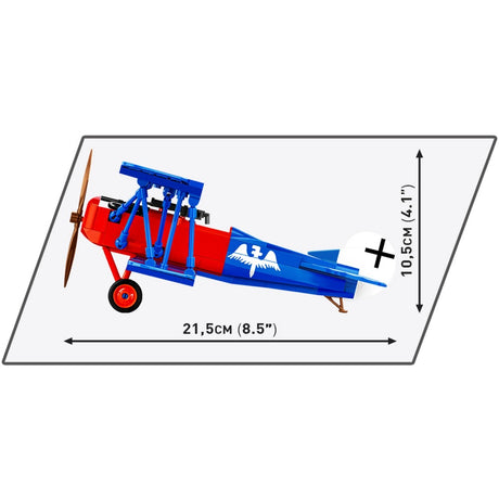 Cobi historical collection - fokker d.vii constructiespeelgoed (schaal 1:32)