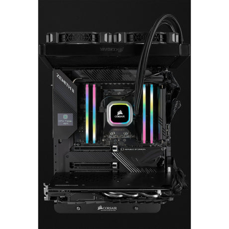 Corsair vengeance rgb pro sl 32 gb ddr4-3200 (2x 16 gb) werkgeheugen (zwart, cmh32gx4m2e3200c16, xmp 2.0)
