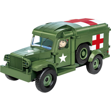 Cobi historical collection - dodge wc-54 ambulance constructiespeelgoed (schaal 1:35)