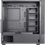 Aerocool cipher s-bk-v1 midi tower behuizing (zwart | 3x usb-a)