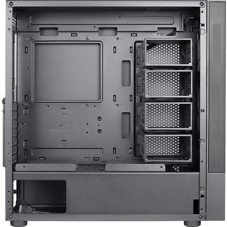 Aerocool cipher s-bk-v1 midi tower behuizing (zwart | 3x usb-a)
