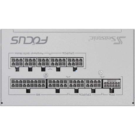Seasonic focus-gx-750-v4 atx3.0 modulaire 750 watt voeding (wit, 1x 12vhpwr, 2x pcie)