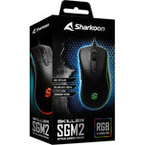 Sharkoon skiller sgm2 optische gaming muis (zwart, 400 - 6400 dpi, rgb leds)