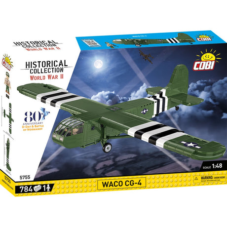 Cobi historical collection - waco cg-4 constructiespeelgoed (schaal 1:48)