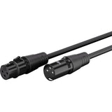 Goobay xlr-aansluitkabel (zwart, 3 meter)