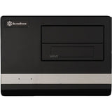 Silverstone sugo sg02b-f htpc behuizing (zwart | 2x usb-a)