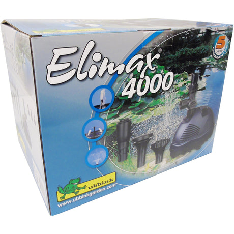 Ubbink elimax 4000 fonteinpomp (zwart)