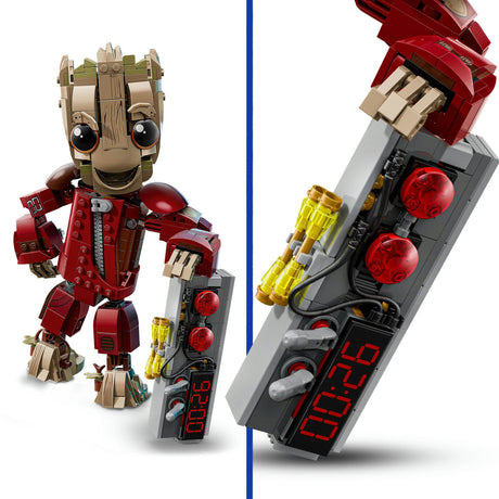Lego marvel super heroes - groot in ravager jumpsuit constructiespeelgoed (76341)