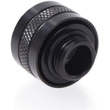 Alphacool eiszapfen pro 13 mm hardtube fitting g1 4 - deep black verbinding (zwart (mat))