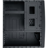 Silverstone sst-gd11b htpc behuizing (zwart | 2x usb-a | 1x usb-c)
