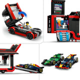 Lego city f1 truck met rb20 en amr24 f1® auto's speelset - 60445