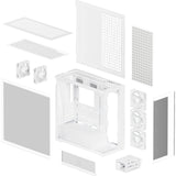 Arctic xtender midi tower behuizing (wit | 2x usb-a | 1x usb-c | rgb | tempered glass)