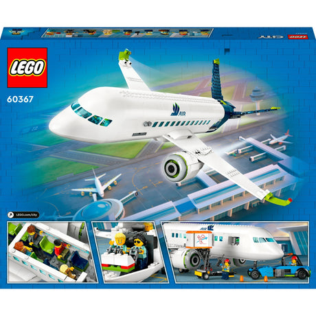 Lego city passagiersvliegtuig vliegtuig speelgoed set - 60367