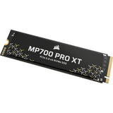 Corsair mp700 pro xt 1 tb ssd (zwart, pcie gen5 x4 nvme 2.0, m.2 2280, 3d tlc nand)
