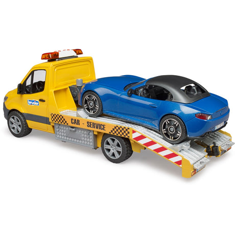 Bruder mercedes benz sprinter auto transport en roadster modelvoertuig (02675)