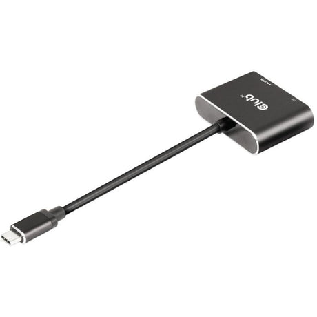 Club 3d usb-c (dp alt-mode) naar displayport + hdmi hub (zwart)