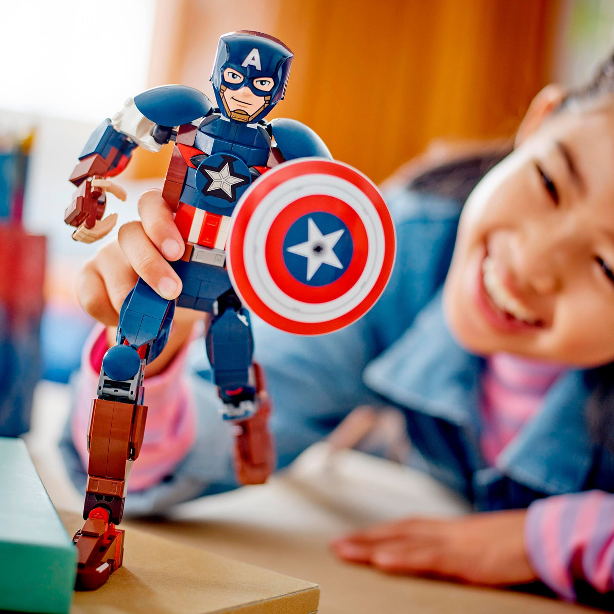 Lego super heroes 76258 captain america bouwfiguur