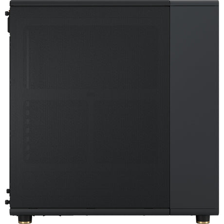 Fractal design north midi tower behuizing (zwart houtkleur | 2x usb-a | 1x usb-c)