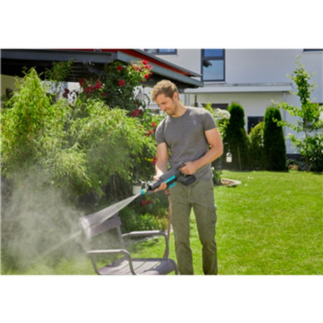 Gardena aquaclean 24 18v p4a - accu hogedrukreiniger - 24 bar - premium set