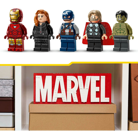 Lego marvel: marvel logo en minifiguren verzamelset - 76313