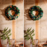 Lego icons herfstkrans bouwpakket voor volwassenen met bloemen - kerstdecoratie - 10340