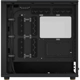 Fractal design north xl midi tower behuizing (zwart houtkleur | 2x usb-a | 1x usb-c | tempered glass)