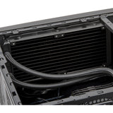 Silverstone sst-gd11b htpc behuizing (zwart | 2x usb-a | 1x usb-c)