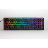 Ducky one 3 classic, toetsenbord (zwart wit, us lay-out, cherry mx red, rgb led, double-shot pbt, hot-swappable, quack mechanics)