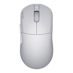 Hator quasar 3s ultima 8k wireless gaming muis (wit, 30 000 dpi, 2.4 ghz bluetooth usb)