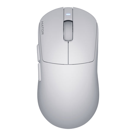 Hator quasar 3s ultima 8k wireless gaming muis (wit, 30 000 dpi, 2.4 ghz bluetooth usb)