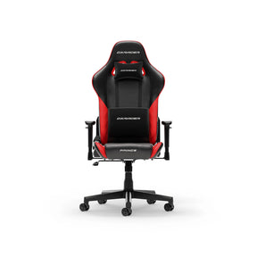 Dxracer prince l black red pvc leather gamestoel (zwart rood)