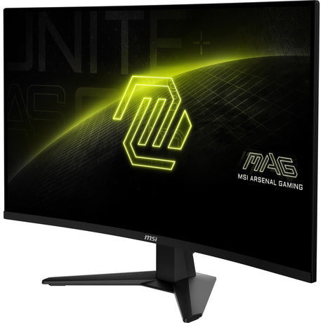 Msi mag 32cq6f 31.5 curved gaming monitor (zwart, 1x displayport, 2x hdmi, 180 hz)