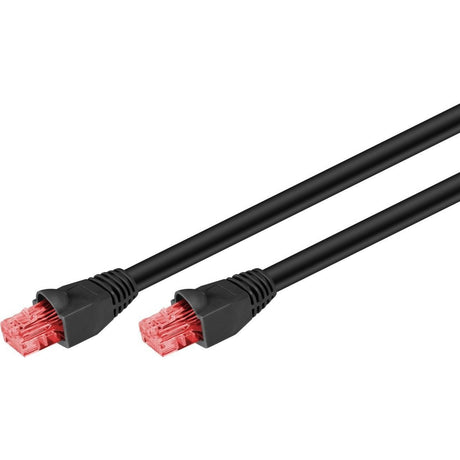 Goobay netwerkkabel cat.6 u utp, outdoor (zwart, 15 meter)