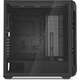 Sharkoon ak5g rgb midi tower behuizing (zwart | 2x usb-a | 1x usb-c | rgb | tempered glass)