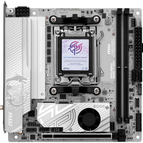 Msi mpg b850i edge ti wifi socket am5 moederbord (raid, 5gb-lan, wi-fi 7, bt, sound, atx)