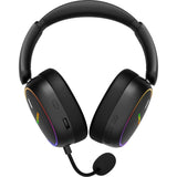 Hator phoenix 2 wireless over-ear gaming headset (zwart, rgb, 2.4ghz bluetooth 5.4 usb-c)