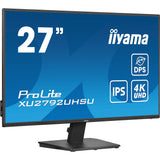Iiyama prolite xu2792uhsu-b6 27 4k ultra hd monitor (zwart, 1x displayport, 1x hdmi, 1x usb-c, 3x usb-a)