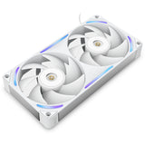 Nzxt f240x rgb case fans (wit, 2 stuks, 240 x 120 x 30 mm, pwm)