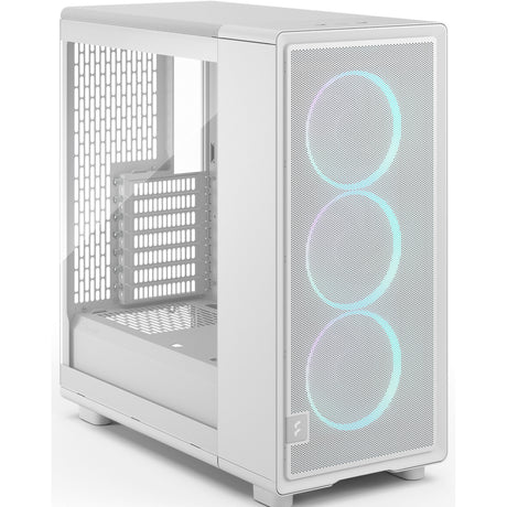 Fractal design epoch rgb midi tower behuizing (wit | 2x usb-a | 1x usb-c | rgb | tempered glass)